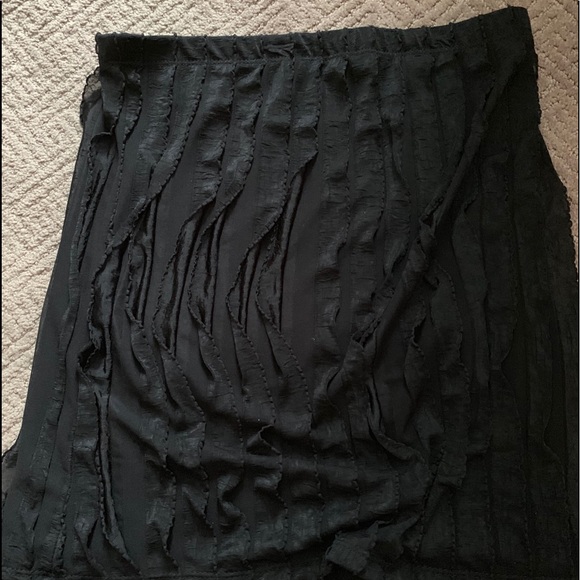 Black strapless top, size Large - Picture 4 of 5